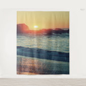 Als de zon ondergaat..... wandkleed (Voorkant)