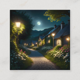 Als de zon ondergaat, wordt het landschap een prac vierkante visitekaartje