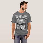 "als de zoon je vrijlaat, zul je het T-shirt vrijg (Voorkant volledig)