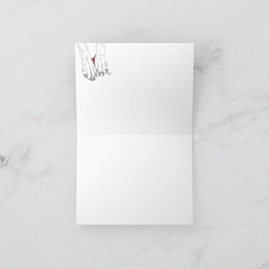 Als deze poten het Wenskaart van hondenpoten konde Kaart (Binnen)