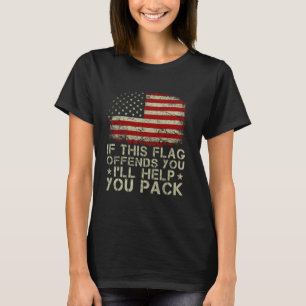 Als deze vlag je aanbiedt, help ik je ameriek te p t-shirt