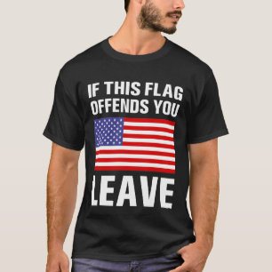 Als deze vlag je aanbiedt, verlaat de Veteraan uit T-shirt