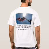 ALS DEZE VLAG OFFENSIEF IS T-SHIRT (Achterkant)