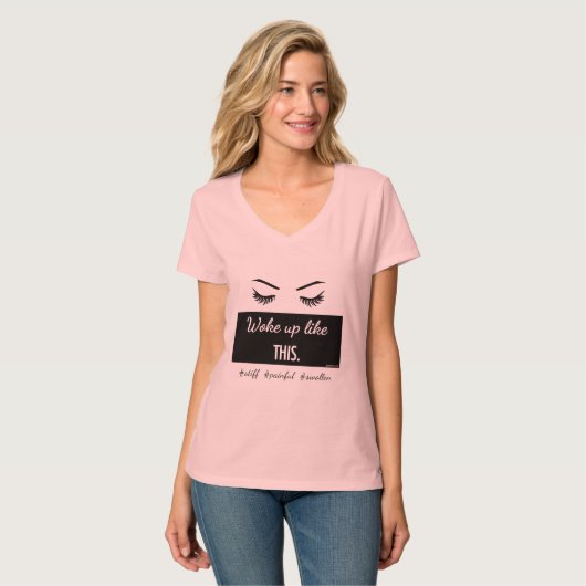 Als deze wimpers t-shirt (Voorkant volledig)