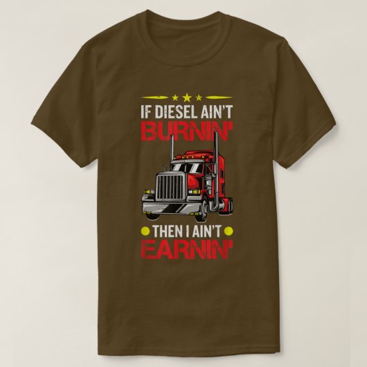 Als Diesel Aint Burning dan maak ik me zorgen over T-shirt (Design voorkant)