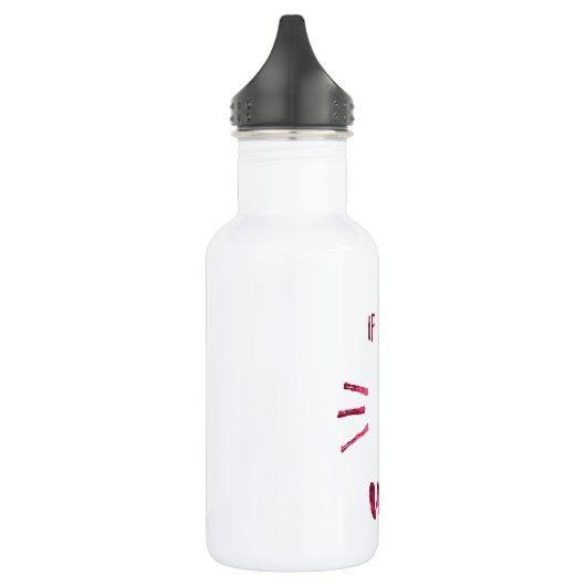 Als dit alleen Wine was! Waterfles (Links)