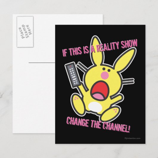 Als dit een Show van de Realiteit is Briefkaart (Voorkant / Achterkant)