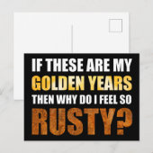 Als dit gulden jaren zijn, waarom voel ik me dan z briefkaart (Voorkant / Achterkant)