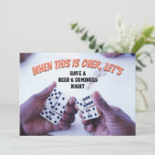 ALS DIT VOORBIJ IS, slaan we de datum op Kaart (Staand voorkant)