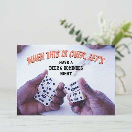 ALS DIT VOORBIJ IS, slaan we de datum op Kaart (Staand voorkant)