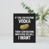 Als dit wodka kan worden briefkaart (Staand voorkant)