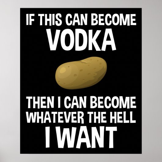 Als dit wodka kan worden poster (Voorkant)