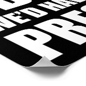 Als Donald een eend was, hadden we een beter Presi Poster (Hoek)