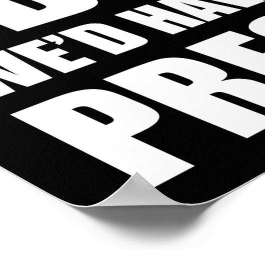 Als Donald een eend was, hadden we een beter Presi Poster (Hoek)