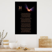 Als door Rudyard Kipling met Phoenix Firebird Prin Poster (Keuken)
