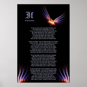 Als door Rudyard Kipling met Phoenix Firebird Prin Poster