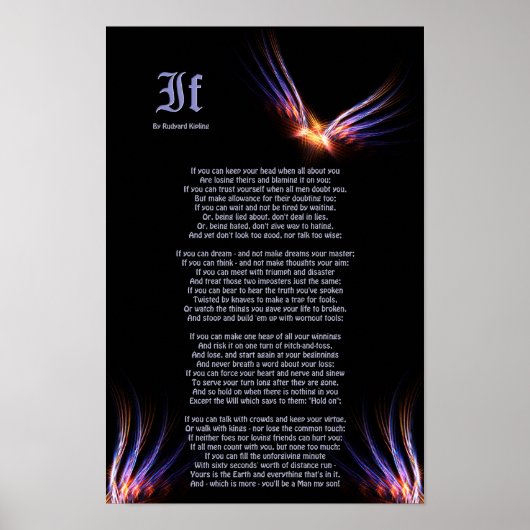 Als door Rudyard Kipling met Phoenix Firebird Prin Poster (Voorkant)
