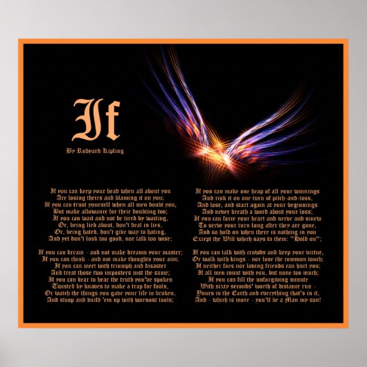 Als door Rudyard Kipling met Phoenix Firebird Prin Poster (Voorkant)