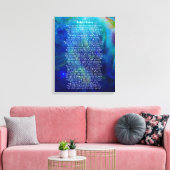 Als door Rudyard Kipling op Orion Canvas Afdruk (Insitu (Woonkamer))