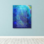 Als door Rudyard Kipling op Orion Canvas Afdruk (Insitu (Houten vloer))