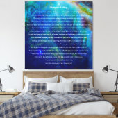 Als door Rudyard Kipling op Orion Canvas Afdruk (Insitu (Slaapkamer))