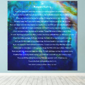 Als door Rudyard Kipling op Orion Canvas Afdruk (Insitu (Houten vloer))