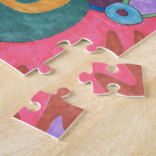 "Als één" Abstract Art Poster Legpuzzel