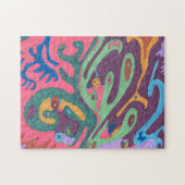 "Als één" Abstract Art Poster Legpuzzel (Horizontaal)