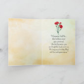 Als een anjer voor je verjaardagspersoonlijkheden kaart (Binnen)