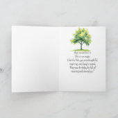 Als een Ash Tree Spirit Verjaardag Persoonlijkhede Kaart (Binnen)