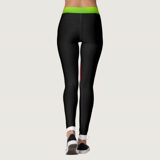 Als een baas! Bloeiend2 Leggings (Achterkant)