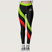 Als een baas! Bloeiend2 Leggings (Voorkant)