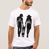 ALS EEN BAAS FAMILIE T-SHIRT (Voorkant)