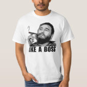 Als een baas - Fidel Castro T-shirt (Voorkant)