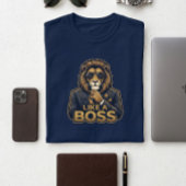 Als een baas leeuw t-shirt