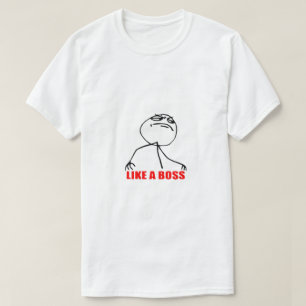 Als een baas meme t-shirt