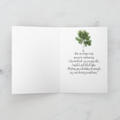 Als een berkenboom Geest Verjaardag Persoonlijkhed Kaart (Binnen)