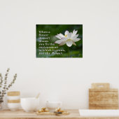Als een bloem niet bloeit Poster (Keuken)