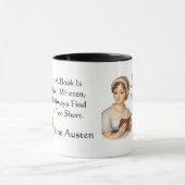 Als een boek goed geschreven is, . Jane Austen Mok (Midden)