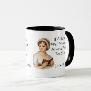 Als een boek goed geschreven is, . Jane Austen Mok