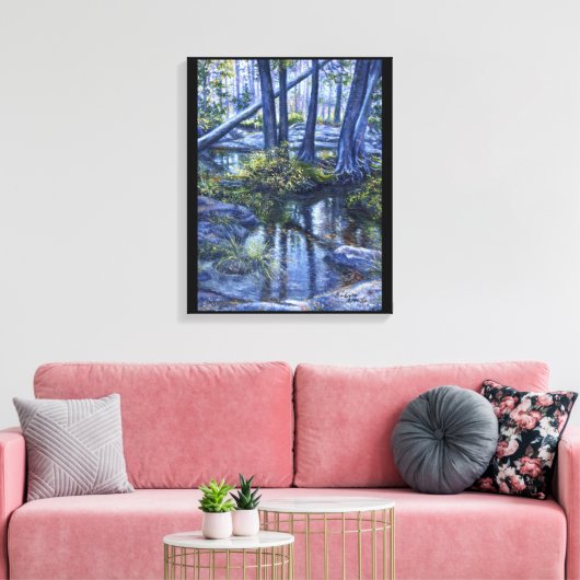 "Als een Boom Herfsten..." Canvas Afdruk (Insitu (Woonkamer))