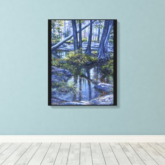 "Als een Boom Herfsten..." Canvas Afdruk (Insitu (Houten vloer))