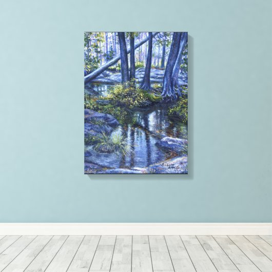 "Als een Boom Herfsten..." Canvas Afdruk (Insitu (Houten vloer))