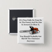 Als een boom op je ex Button Herfsten (Voorkant /achterkant)