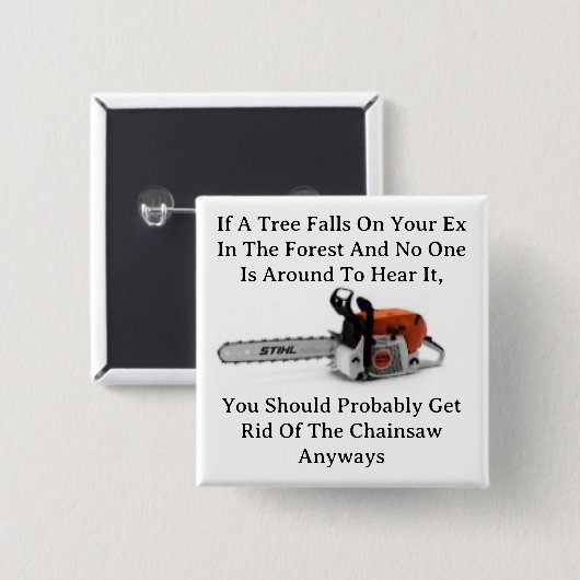 Als een boom op je ex Button Herfsten (Voorkant /achterkant)