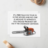 Als een boom op uw Ex Note-Kaart Herfsten Notitiekaartje (Voorkant / Achterkant in situ)