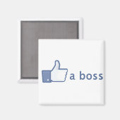 Als een Boss magneet (Voorkant / Achterkant)