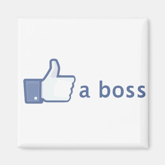 Als een Boss magneet (Voorkant)