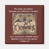 ... Als een brullende leeuw - magneet (Voorkant)