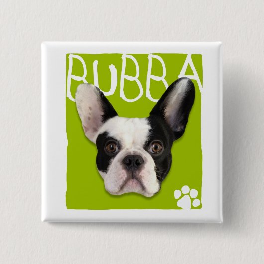 Als een Button! Vierkante Button 5,1 Cm (Voorkant)